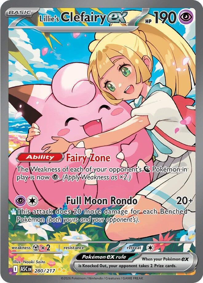 Lillie's Clefairy ex 280/217 (ME: Ascended Heroes)  - Holofoil | Good Games Adelaide SA