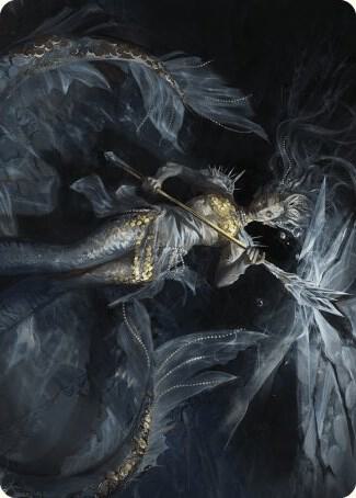 Sharae of Numbing Depths Art Card 32 (Art Series: Wilds of Eldraine)  | Good Games Adelaide SA
