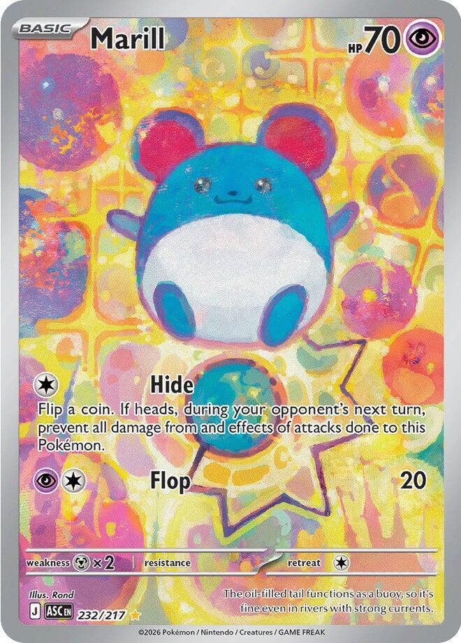 Marill 232/217 (ME: Ascended Heroes)  - Holofoil | Good Games Adelaide SA