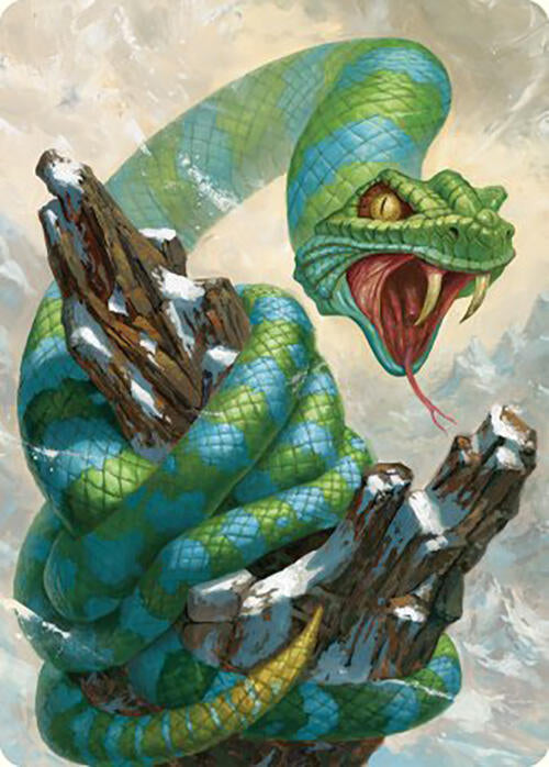 Ohran Frostfang Art Card 42 (Art Series: Commander Masters)  | Good Games Adelaide SA