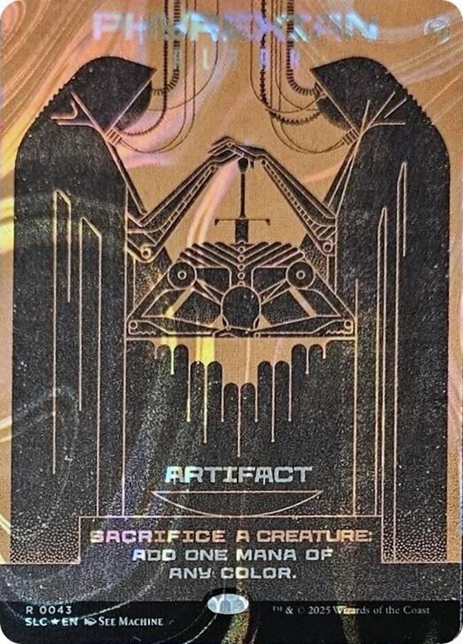 Phyrexian Altar 43 (Secret Lair Countdown Kit)  - Borderless Halo Foil | Good Games Adelaide SA