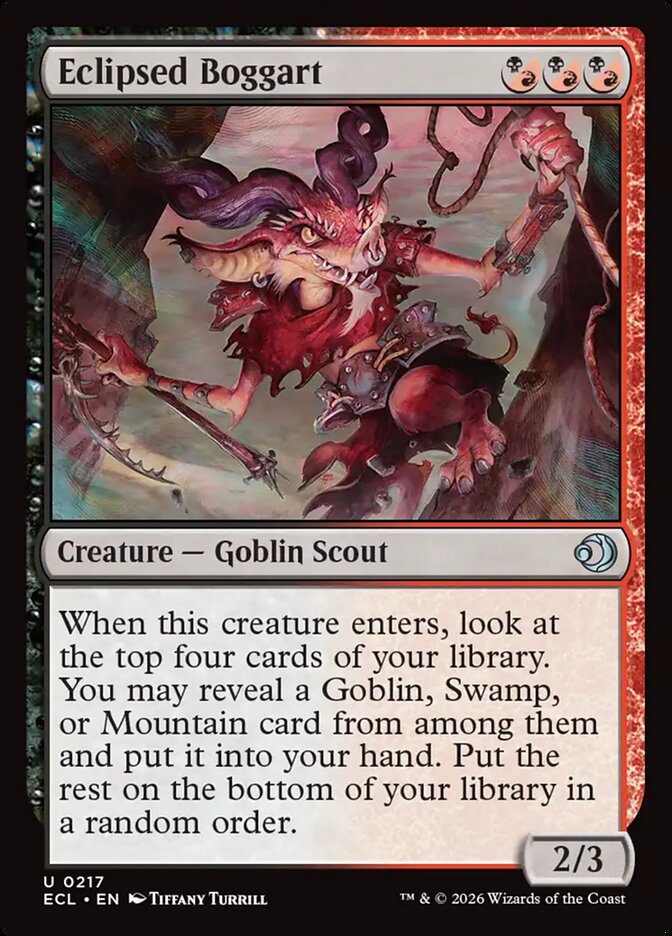 Eclipsed Boggart 217 (Lorwyn Eclipsed)  - Foil | Good Games Adelaide SA