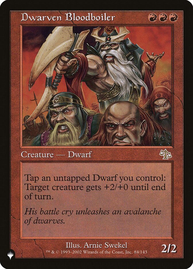 Dwarven Bloodboiler 84/143 (The List Reprints)  | Good Games Adelaide SA