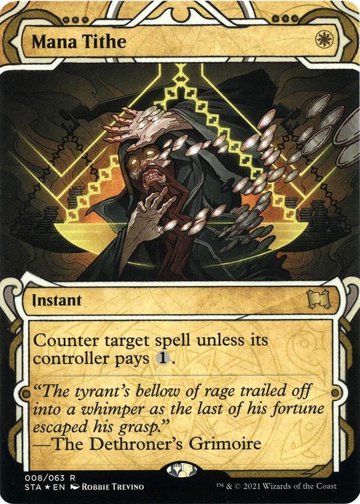 Mana Tithe Foil Etched 8 (Strixhaven: Mystical Archives)  - Foil | Good Games Adelaide SA
