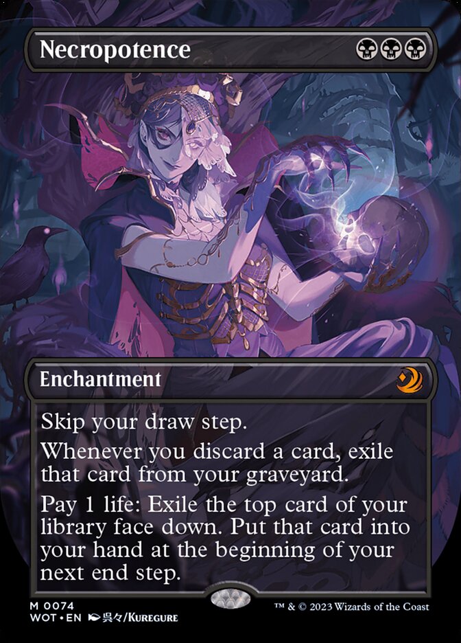 Necropotence 74 (Wilds of Eldraine: Enchanting Tales)  | Good Games Adelaide SA