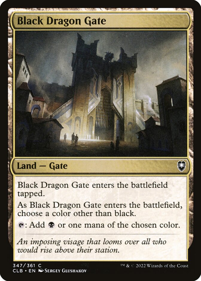 Black Dragon Gate 347 (Commander Legends: Battle for Baldur's Gate)  | Good Games Adelaide SA