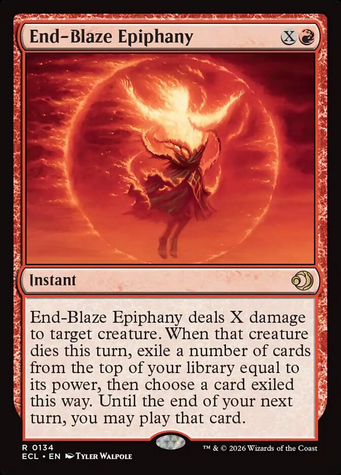 End-Blaze Epiphany 134 (Lorwyn Eclipsed)  | Good Games Adelaide SA