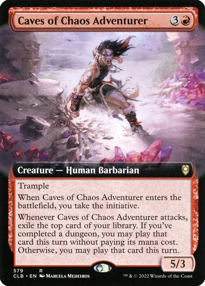 Caves of Chaos Adventurer 579 (Commander Legends: Battle for Baldur's Gate)  - Foil | Good Games Adelaide SA