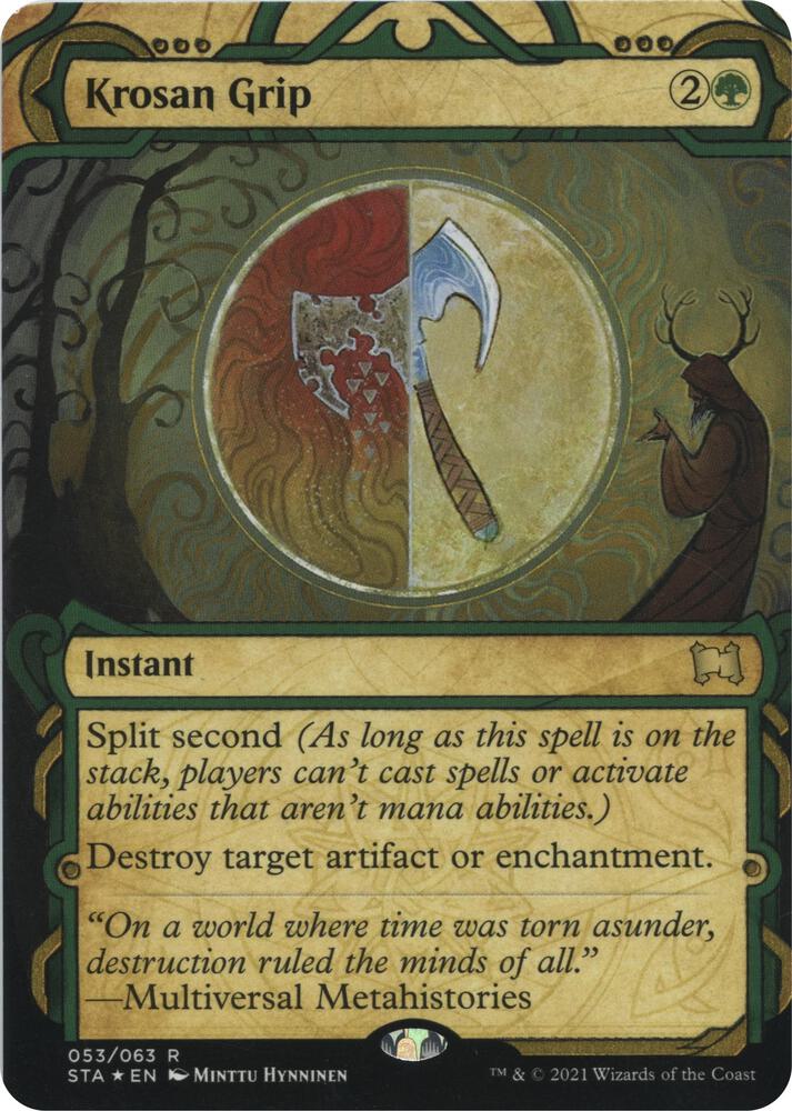 Krosan Grip Foil Etched 53 (Strixhaven: Mystical Archives)  - Foil | Good Games Adelaide SA