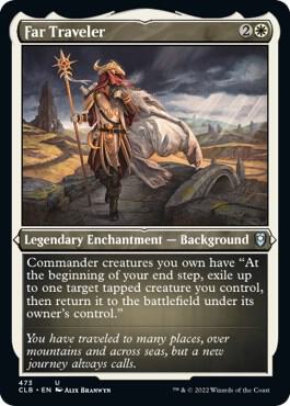 Far Traveler Foil Etched 473 (Commander Legends: Battle for Baldur's Gate)  - Foil | Good Games Adelaide SA