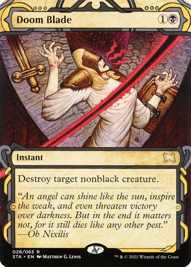 Doom Blade 28 (Strixhaven: Mystical Archives)  - Foil | Good Games Adelaide SA