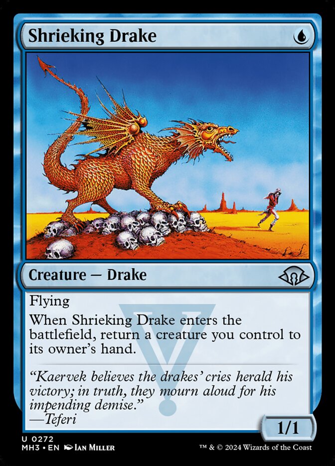 Shrieking Drake 272 (Modern Horizons 3)  - Foil | Good Games Adelaide SA