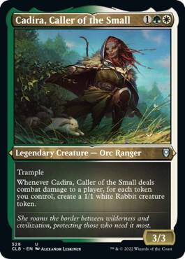 Cadira Caller of the Small Foil Etched 528 (Commander Legends: Battle for Baldur's Gate)  - Foil | Good Games Adelaide SA