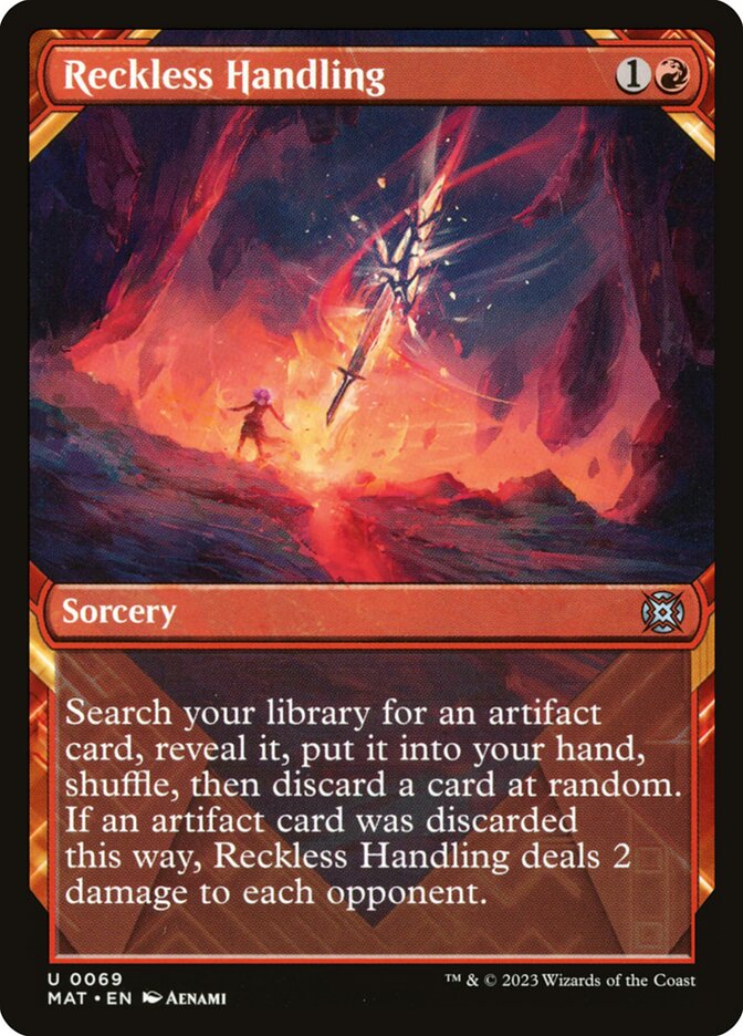 Reckless Handling 69/50 (March of the Machine: The Aftermath)  - Showcase Foil | Good Games Adelaide SA