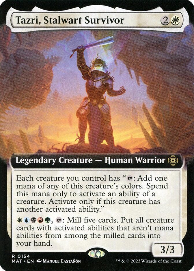 Tazri, Stalwart Survivor 154 (March of the Machine: The Aftermath)  - Extended Art | Good Games Adelaide SA