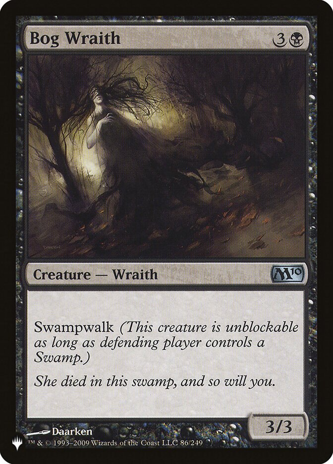 Bog Wraith 86/249 (The List Reprints)  | Good Games Adelaide SA
