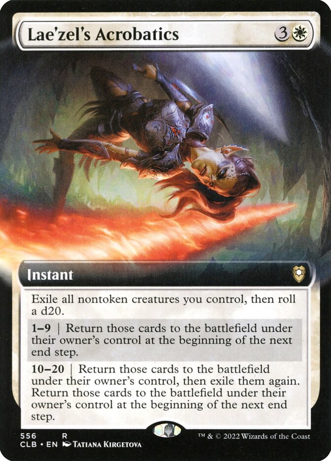 Lae'zel's Acrobatics 556 (Commander Legends: Battle for Baldur's Gate)  - Foil | Good Games Adelaide SA