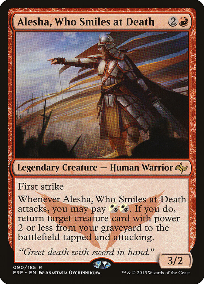 Alesha, Who Smiles at Death 90 (Fate Reforged)  - Foil | Good Games Adelaide SA