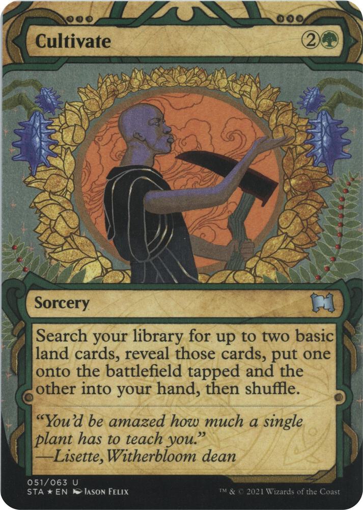 Cultivate Foil Etched 51 (Strixhaven: Mystical Archives)  - Foil | Good Games Adelaide SA