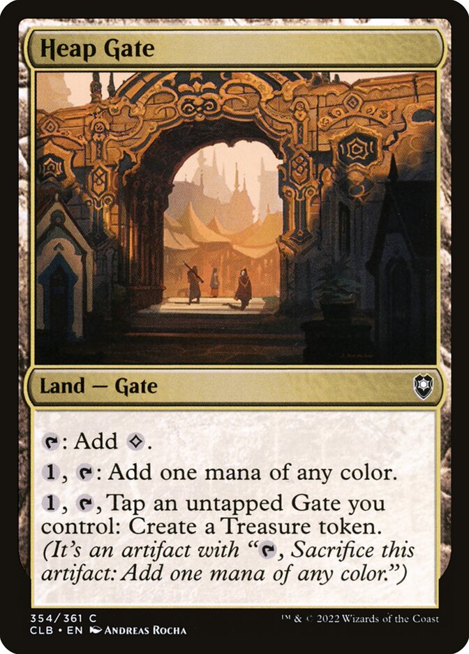 Heap Gate 354 (Commander Legends: Battle for Baldur's Gate)  - Foil | Good Games Adelaide SA