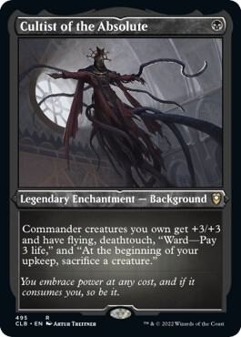 Cultist of the Absolute Foil Etched 495 (Commander Legends: Battle for Baldur's Gate)  - Foil | Good Games Adelaide SA