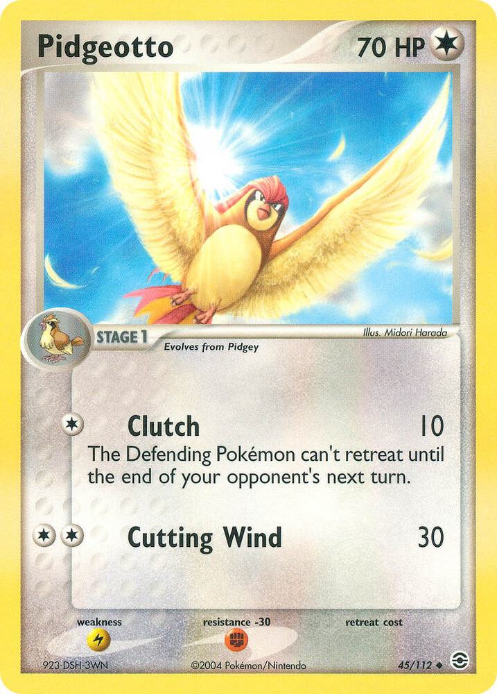 Pidgeotto 45/112 (FireRed & LeafGreen)  | Good Games Adelaide SA
