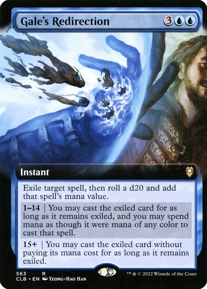 Gale's Redirection 563 (Commander Legends: Battle for Baldur's Gate)  - Foil | Good Games Adelaide SA