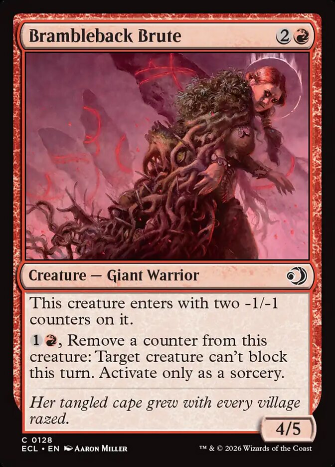 Brambleback Brute 128 (Lorwyn Eclipsed)  - Foil | Good Games Adelaide SA