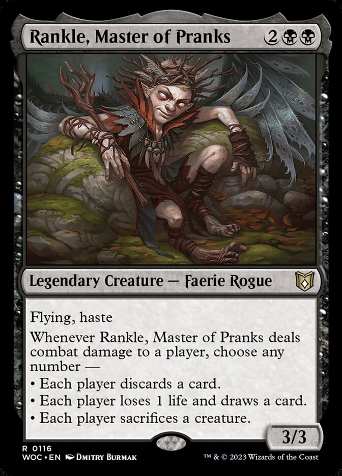 Rankle, Master of Pranks 116 (Commander: Wilds of Eldraine)  | Good Games Adelaide SA