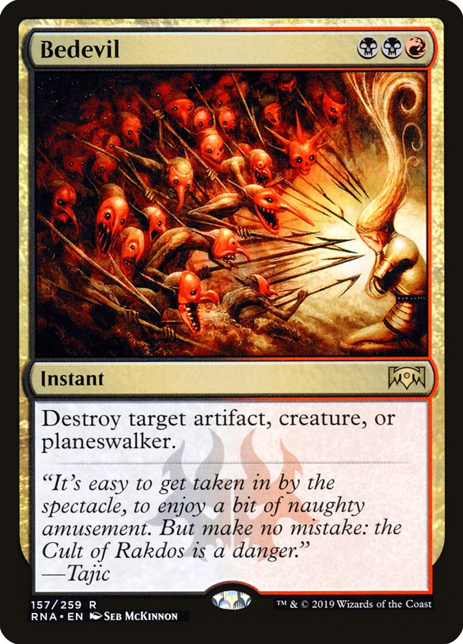 Bedevil 157 (Ravnica Allegiance)  | Good Games Adelaide SA