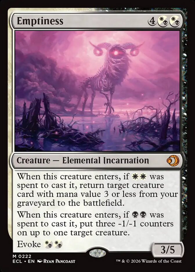 Emptiness 222 (Lorwyn Eclipsed)  - Foil | Good Games Adelaide SA
