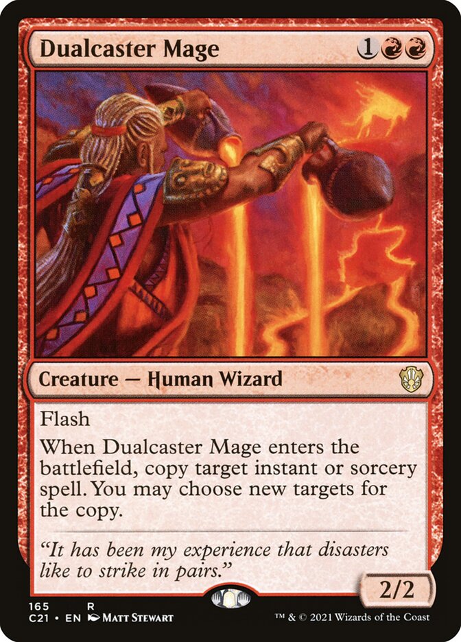 Dualcaster Mage 165 (Commander 2021)  | Good Games Adelaide SA
