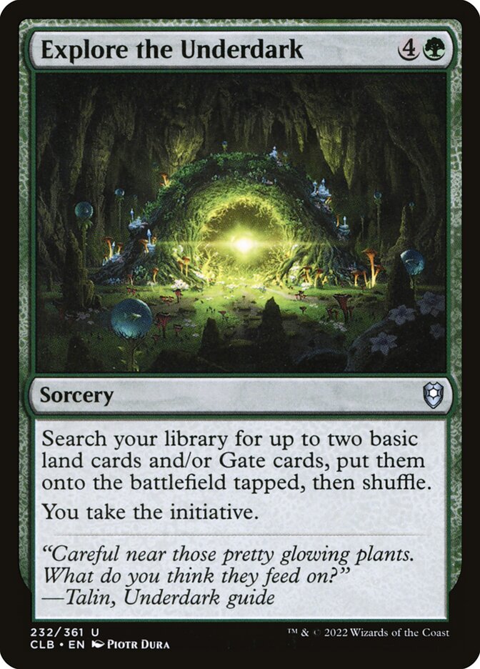 Explore the Underdark 232 (Commander Legends: Battle for Baldur's Gate)  - Foil | Good Games Adelaide SA