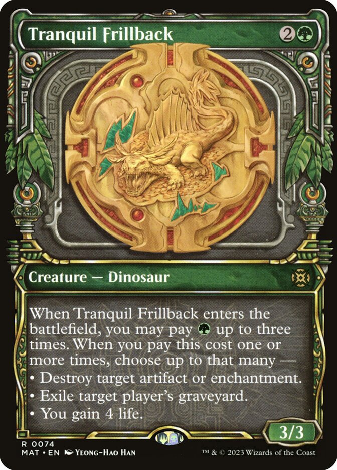 Tranquil Frillback 74 (March of the Machine: The Aftermath)  - Showcase Foil | Good Games Adelaide SA