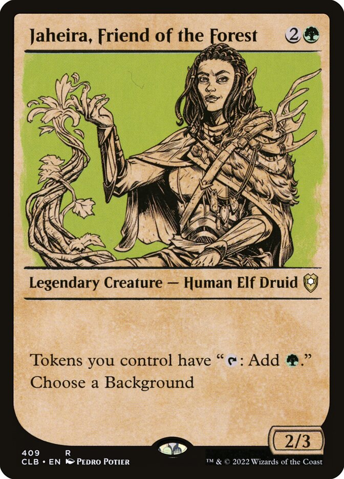 Jaheira, Friend of the Forest 409 (Commander Legends: Battle for Baldur's Gate)  - Foil | Good Games Adelaide SA