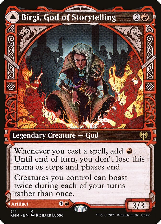 Birgi God of Storytelling Showcase 311 (Kaldheim)  - Foil | Good Games Adelaide SA