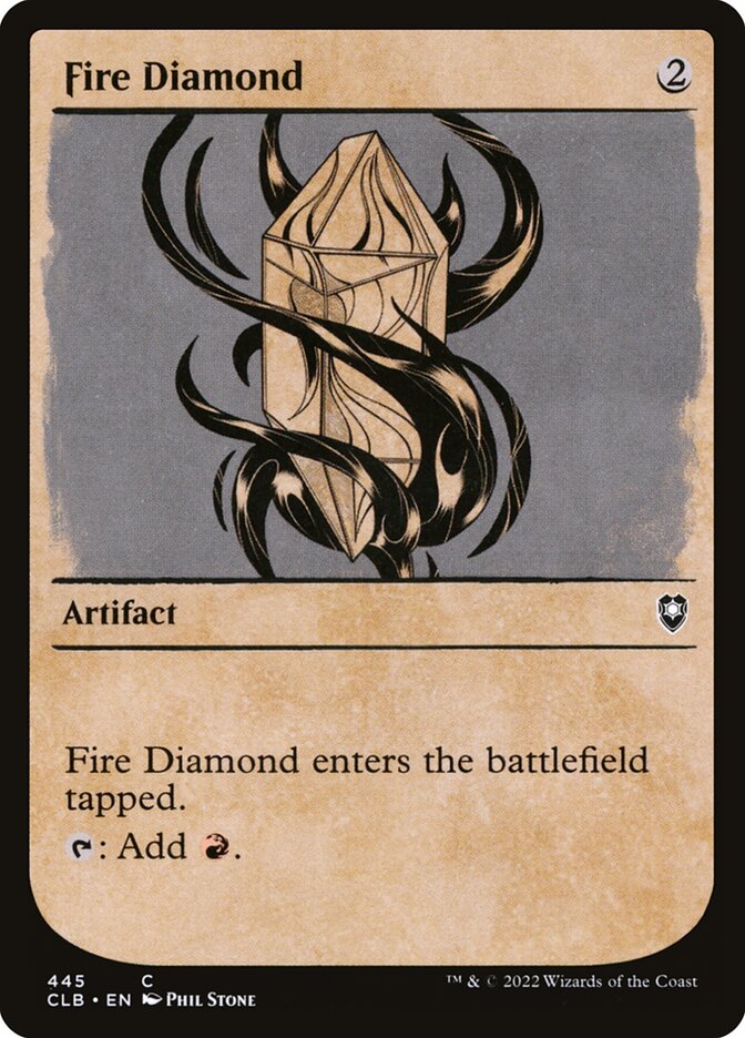 Fire Diamond 445 (Commander Legends: Battle for Baldur's Gate)  - Foil | Good Games Adelaide SA