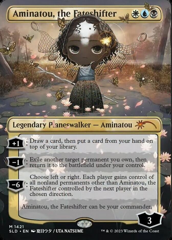 Aminatou, the Fateshifter 1421 (Secret Lair Drop Series)  - Foil | Good Games Adelaide SA