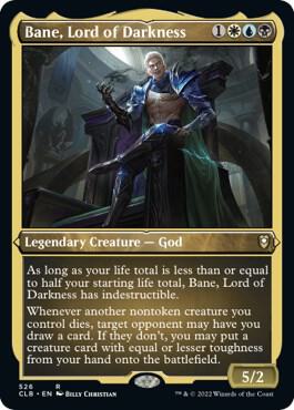 Bane Lord of Darkness Foil Etched 526 (Commander Legends: Battle for Baldur's Gate)  - Foil | Good Games Adelaide SA