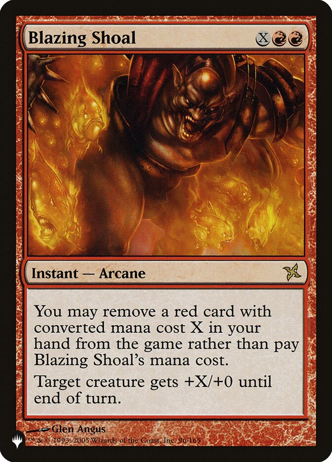 Blazing Shoal 96/165 (The List Reprints)  | Good Games Adelaide SA