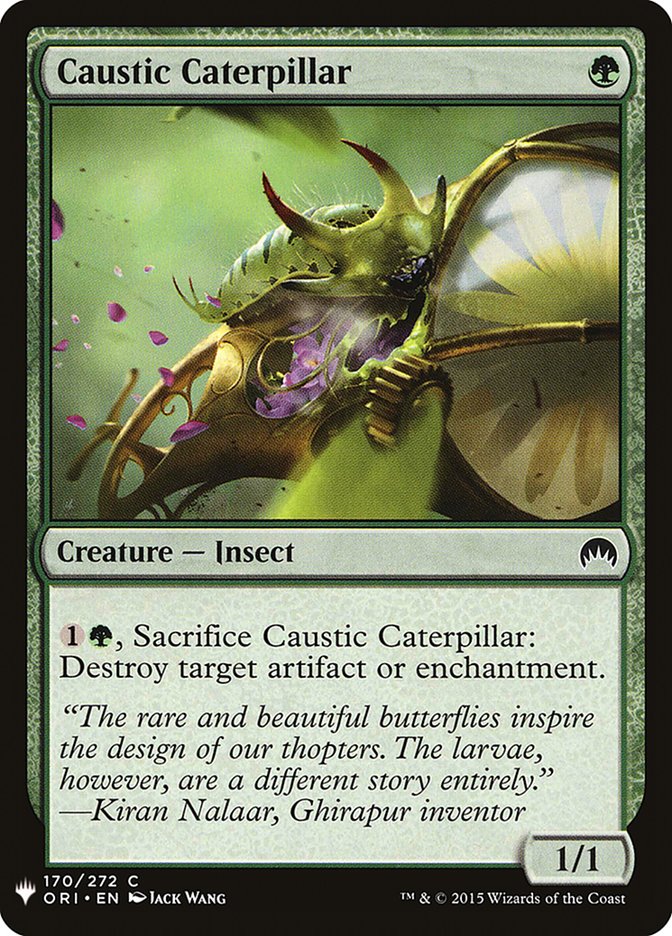 Caustic Caterpillar 170 (The List Reprints)  | Good Games Adelaide SA