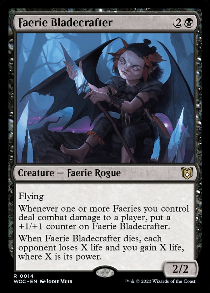 Faerie Bladecrafter 14 (Commander: Wilds of Eldraine)  | Good Games Adelaide SA