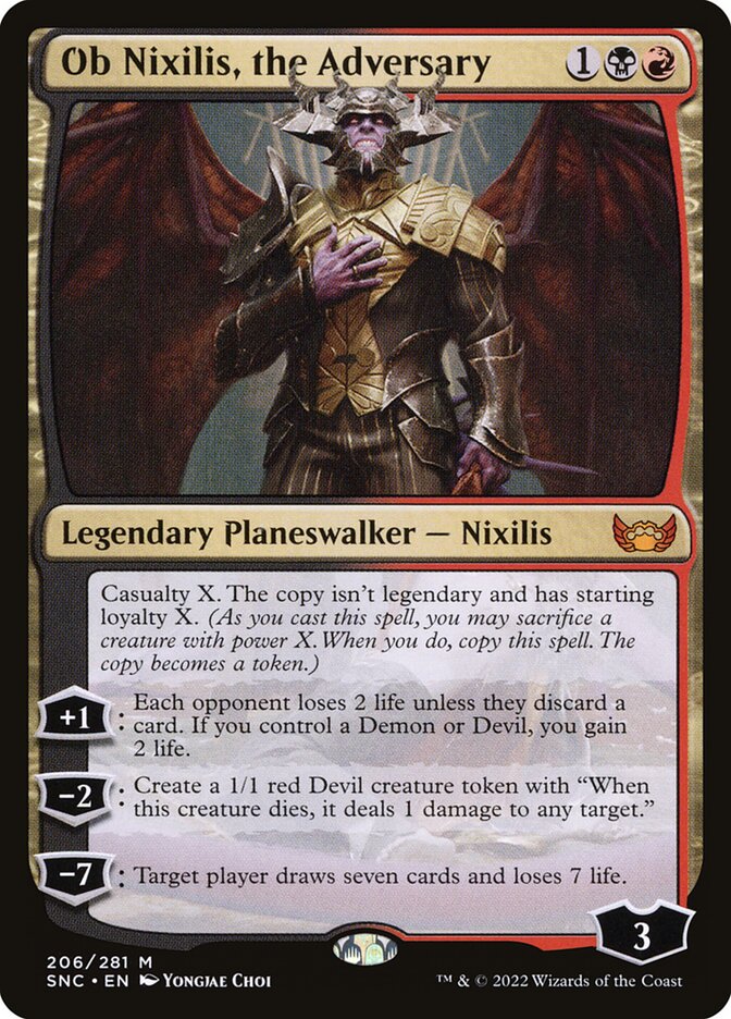 Ob Nixilis, the Adversary 206 (Streets of New Capenna)  | Good Games Adelaide SA