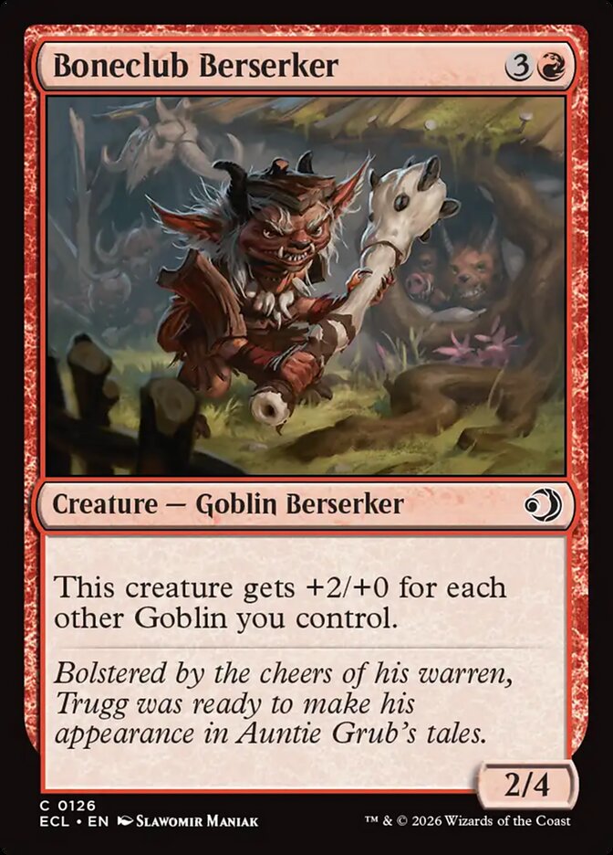 Boneclub Berserker 126 (Lorwyn Eclipsed)  | Good Games Adelaide SA