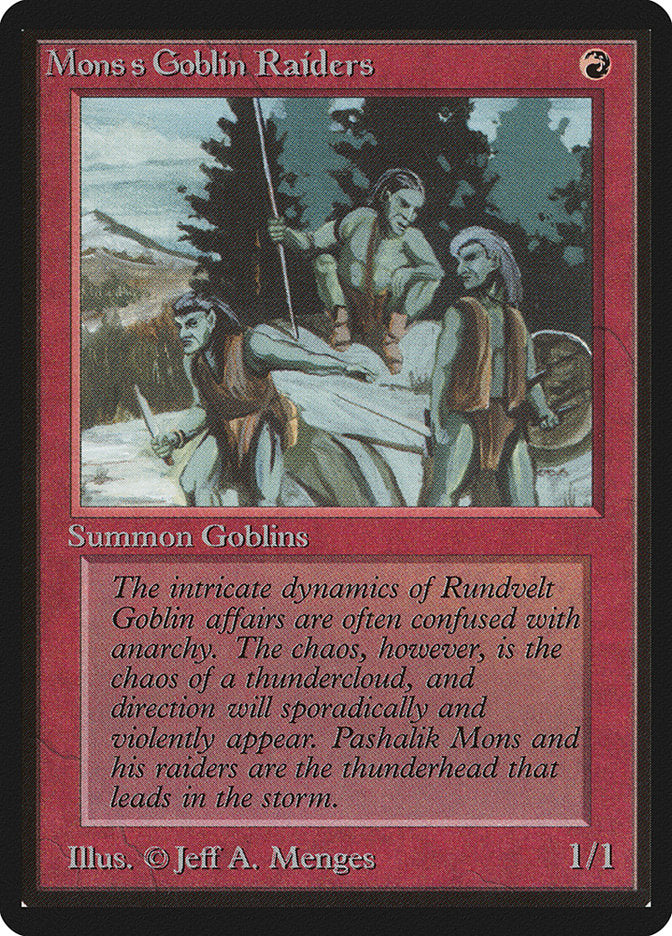 Mons's Goblin Raiders 165/302 (Beta Edition)  | Good Games Adelaide SA