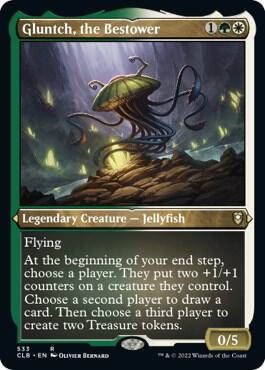 Gluntch the Bestower Foil Etched 533 (Commander Legends: Battle for Baldur's Gate)  - Foil | Good Games Adelaide SA