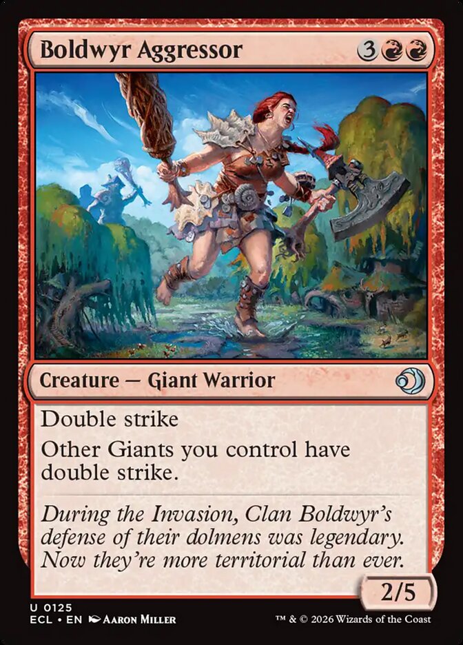 Boldwyr Aggressor 125 (Lorwyn Eclipsed)  - Foil | Good Games Adelaide SA