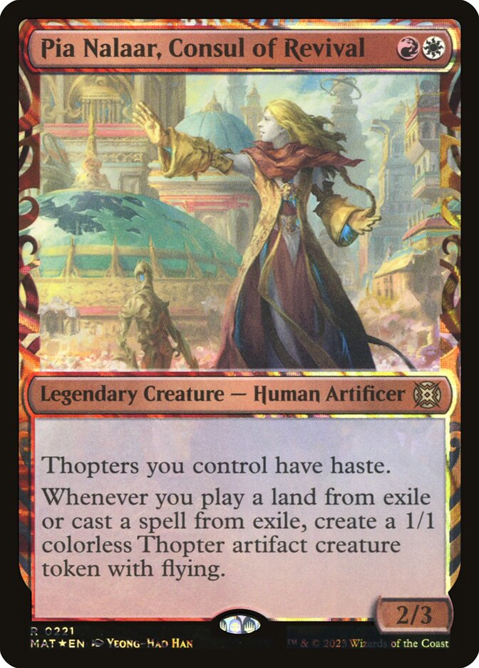 Pia Nalaar, Consul of Revival 221 (March of the Machine: The Aftermath)  - Showcase Halo Foil | Good Games Adelaide SA