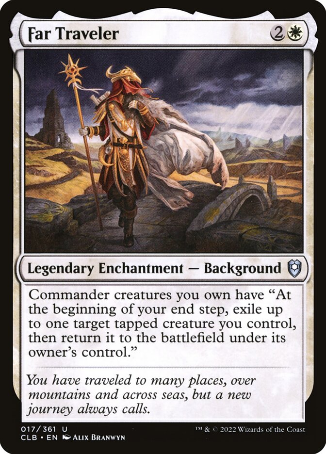 Far Traveler 17 (Commander Legends: Battle for Baldur's Gate)  - Foil | Good Games Adelaide SA