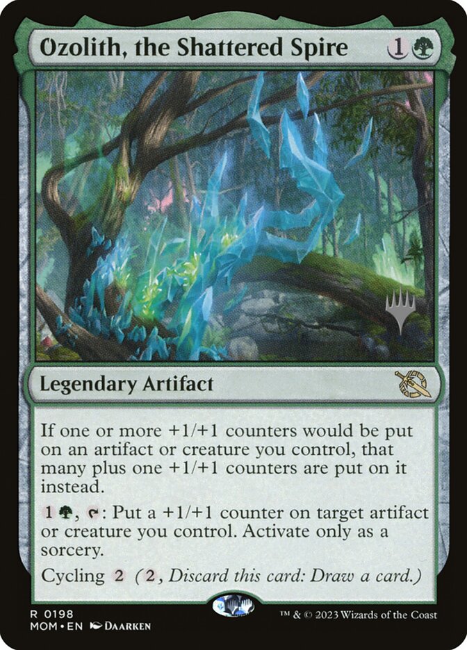 Ozolith, the Shattered Spire 198 (Promo Pack: March of the Machine)  - Foil | Good Games Adelaide SA